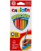 Σετ χρωματιστά μολύβια Carioca - Supercolor Hexagon, 12 χρωμάτων - 1t