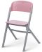 Σετ καρέκλα φαγητού και ξαπλώστρα KinderKraft - Livy και Calmee, ροζ - 4t