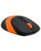 Σετ πληκτρολογίου και ποντικιού A4tech - F1010 Fstyler, Μαύρο/Πορτοκαλί - 3t