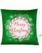 Χριστουγεννιάτικο μαξιλάρι  Amek Toys  - Merry Christmas, πράσινο - 1t