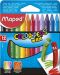 Σετ κηρομπογιές Maped Color Peps, 12 χρώματα - 1t