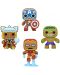 Μίνι σετ φιγούρες Funko POP! Marvel: Avengers - Gingerbread Avengers (Special Edition) - 1t