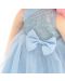 Σετ ρούχων κούκλας Orange Toys Sweet Sisters - Μπλε σατέν φόρεμα - 3t