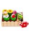 Σετ ξύλινων παιχνιδιών Lelin - Λουλούδια για φύτευση - 1t