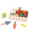 Σετ ξύλινων παιχνιδιών Lelin - Λαχανικά για φύτευση - 1t