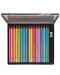 Σετ χρωματιστά μολύβια Daco - 24 χρώματα, μεταλλικό κουτί - 1t
