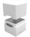 Κουτί καρτών Ultra Pro Satin Cube - Arctic White (100+ τεμ.) - 2t