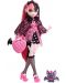 Κούκλα Monster High -Draculaura, με κατοικίδιο και αξεσουάρ - 1t