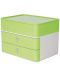 Κουτί με 2 συρτάρια  Han - Allison smart plus, ανοιχτό πράσινο - 1t