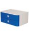 Κουτί με 2 συρτάρια Han - Allison smart, μπλε - 1t