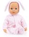 Κούκλα με ήχους Bayer - Anna Baby, ανοιχτό ροζ κουνελάκι, 38 cm - 3t