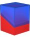 Κουτί καρτών Ultimate Guard Boulder Deck Case Synergy - Μπλε/Κόκκινο (100+ τεμ.) - 1t