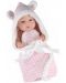 Κούκλα μωρό  Raya Toys Baby So Lovely - Νεογέννητο με παιχνίδι, 25 cm, ροζ - 2t