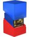 Κουτί καρτών Ultimate Guard Boulder Deck Case Synergy - Μπλε/Κόκκινο (100+ τεμ.) - 3t