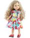 Κούκλα Paola Reina Amigas - Κάρλα, με πολύχρωμο φόρεμα με φρούτα, 32 εκ - 1t