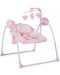 Ηλεκτρική βρεφική κούνια Cangaroo - Baby Swing +, ροζ - 1t