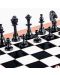 Σκάκι πολυτελείας Manopoulos - Staunton, μαύρο και χάλκινο, 36 x 36 - 4t