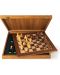 Πολυτελές σκάκι Manopoulos - μοντερνιστικός, καρύδι, 40 x 40 cm - 1t