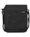 Ανδρική τσάντα Gabol Crony Eco - Μαύρη, 19 cm - 1t