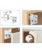 Μαγνητικές κλειδαριές ασφαλείας για ντουλάπια και συρτάρια Sipo - 4 τεμάχια  - 7t