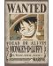 Αφίσα Maxi  GB eye Animation: One Piece - Luffy Wanted Poster - 1t
