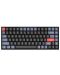 Механична клавиатура Keychron - K2 PRO HS, Brown, RGB, μαύρο - 1t
