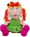 Απαλή κούκλα Amek Toys - Κούκλα με πράσινο φόρεμα, 24 εκ - 1t