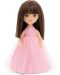 Απαλή κούκλα Orange Toys Sweet Sisters - Sophie με ροζ τριαντάφυλλο φόρεμα, 32 cm - 1t