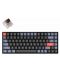 Механична клавиатура Keychron - K2 PRO HS, Brown, RGB, μαύρο - 2t