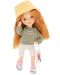 Απαλή κούκλα Orange Toys Sweet Sisters -Sunny με πράσινο πουλόβερ, 32 cm - 1t