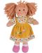 Μαλακή κούκλα Bigjigs - Νταίζη με κίτρινο φόρεμα, 28 εκ - 1t