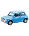 Μεταλλικό αυτοκίνητο Newray - Mini Cooper 1959, ανοιχτό μπλε, 1:32 - 1t