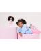 Απαλή κούκλα Orange Toys Sweet Sisters - Tina με ροζ μπουφάν, 32 cm - 5t