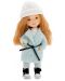 Απαλή κούκλα Orange Toys Sweet Sisters - Sunny με μέντα παλτό, 32 εκ - 1t