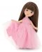 Απαλή κούκλα Orange Toys Sweet Sisters - Sophie με ροζ τριαντάφυλλο φόρεμα, 32 cm - 3t