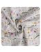 Μαλακή οργανική κουβέρτα μουσελίνας Xkko - Summer Meadow, 120 х 120 cm - 3t