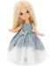 Απαλή κούκλα Orange Toys Sweet Sisters - Η Mia με γαλάζιο φόρεμα, 32 εκ - 1t