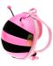 Μίνι παιδικό σακίδιο πλάτης Supercute - Μέλισσα, ροζ - 2t
