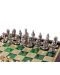 Μίνι πολυτελές σκάκι  Manopoulos -Βυζαντινή Αυτοκρατορία, πράσινο, 20x20 εκ - 3t