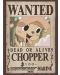  Μίνι αφίσα  GB eye Animation: One Piece - Chopper Wanted Poster (Series 1) - 1t