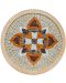 Μωσαϊκό Neptune Mosaic - Μετάλλιο, με λουλούδι πορτοκαλιού - 1t