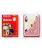 Πλαστικές κάρτες Jumbo Index - 4 Corner (κόκκινες) - 8t