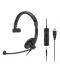 Μονόφωνο ακουστικό με μικρόφωνο EPOS - Sennheiser SC 45, μαύρο - 1t
