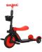 Τρίκυκλο πολλαπλών χρήσεων 3 σε 1  Ocie - Ποδήλατο ισορροπίας,σκούτερ και πατίνι Fire,κόκκινο - 1t