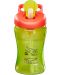 Μπουκάλι που δε χύνεται  με καλαμάκι  Vital Baby -12+ μηνών, 340 ml, πράσινο - 1t
