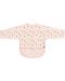 Αδιάβροχη σαλιάρα με μανίκια και τσέπη KikkaBoo - Arty, Pink Pattern - 1t
