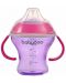 Κύπελλο που δεν χύνεται με μαλακή άκρη Babyono - 180 ml, ροζ - 1t