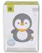 Νυχτερινό φωτιστικό και προβολέας  Moni Toys - Snuggly, Penguin - 4t