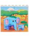 Εκπαιδευτικό παζλ-κατασκευαστής  Game Movil - Ελέφαντας, 14 μέρη - 1t