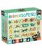 Εκπαιδευτικό παιχνίδι Headu Montessori - Ντόμινο με ζώα - 1t